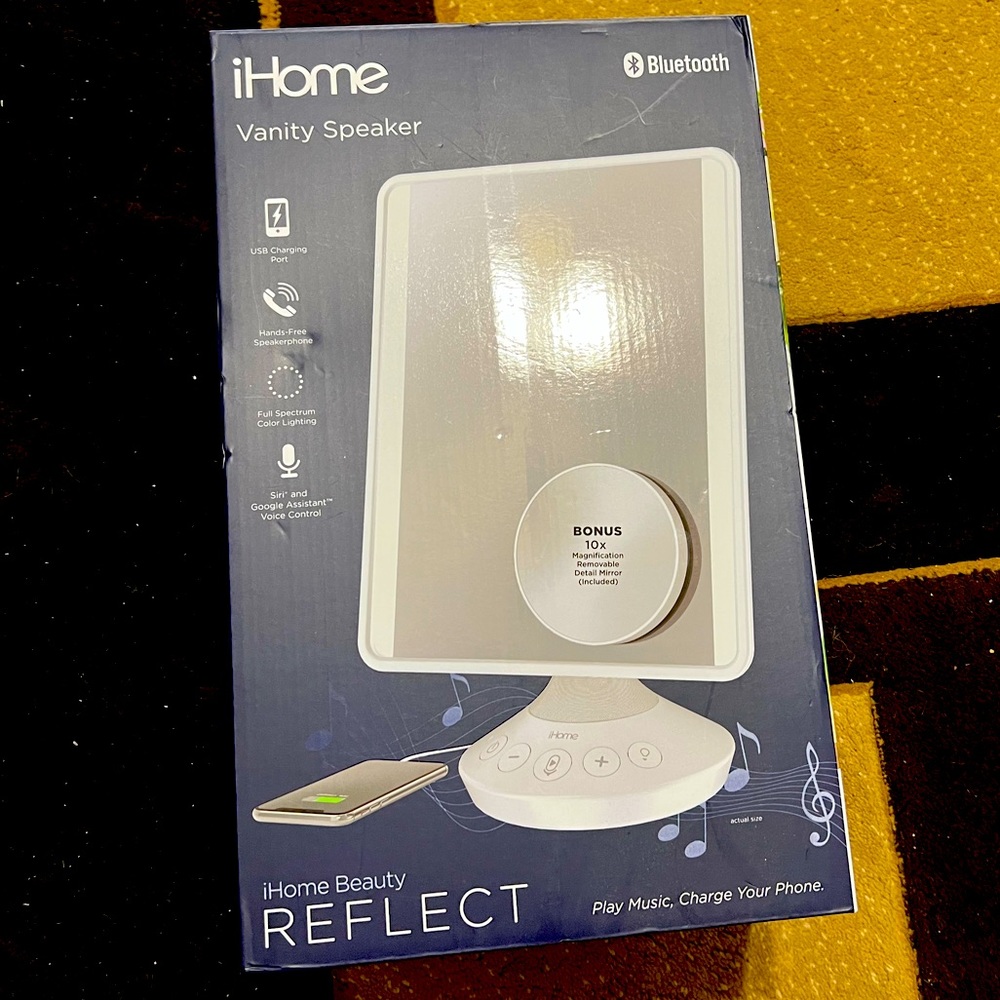 Brand New iHome Mirror with Bluetooth